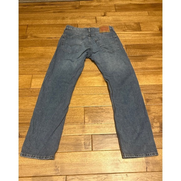 Men's Levi Strauss 505 Jeans 30 x 30 Medium Wash - Picture 5 of 6
